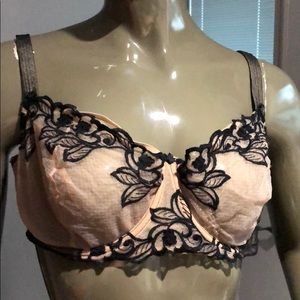 Super sexy see through-almost Demi Bra Thong panti